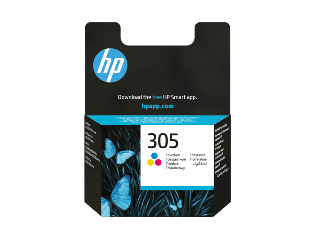 HP 305 Tri-color Original Ink Cartridge in Qatar HP 305 Tri-color Original Ink Cartridge in Qatar